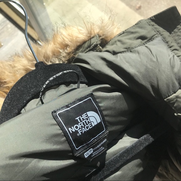 The North Face Forest Green Fur Coat - Picture 5 of 5